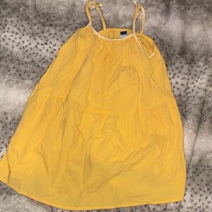 GAP Girls Bright Yellow Spaghetti-Strap Sundress